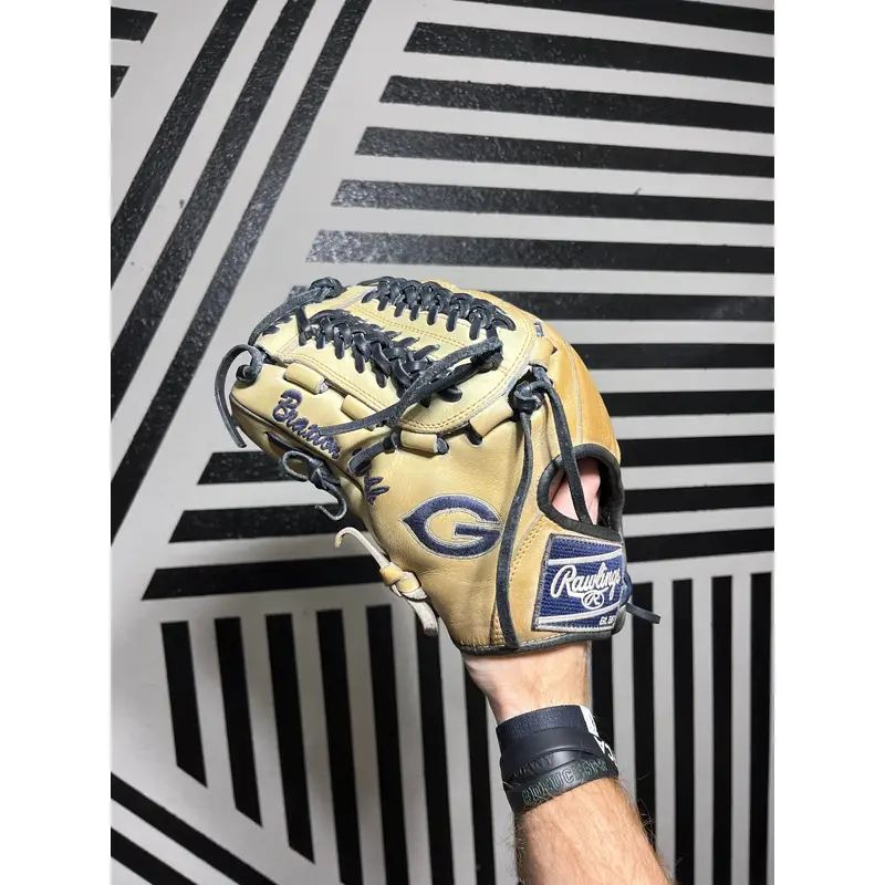 Rawlings heart of the hide 11.75 lefty college issue baseball glove