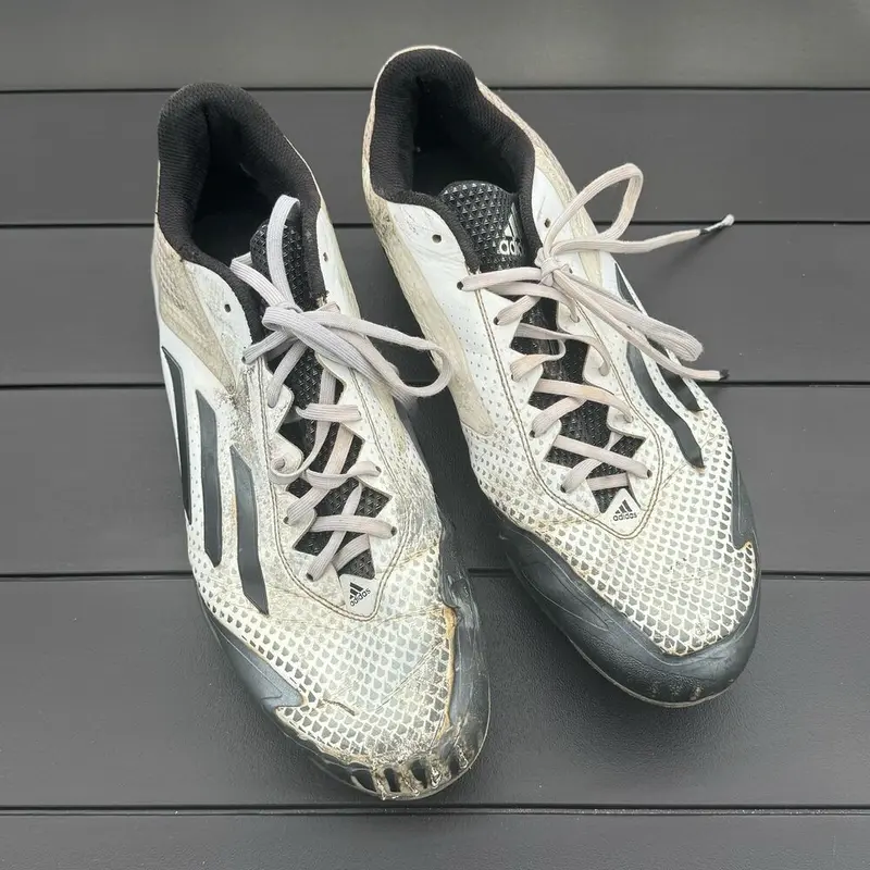 Adidas Adizero Afterburner 2.0 Baseball Softball Cleats Black White S85704 Sz 12