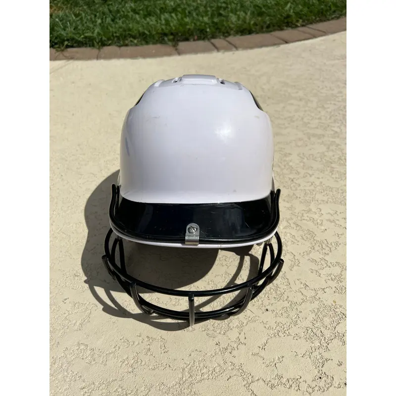 Used 6 5/8" - 7 5/8" Adidas Softball Batting Helmet. B R3 S5 L1