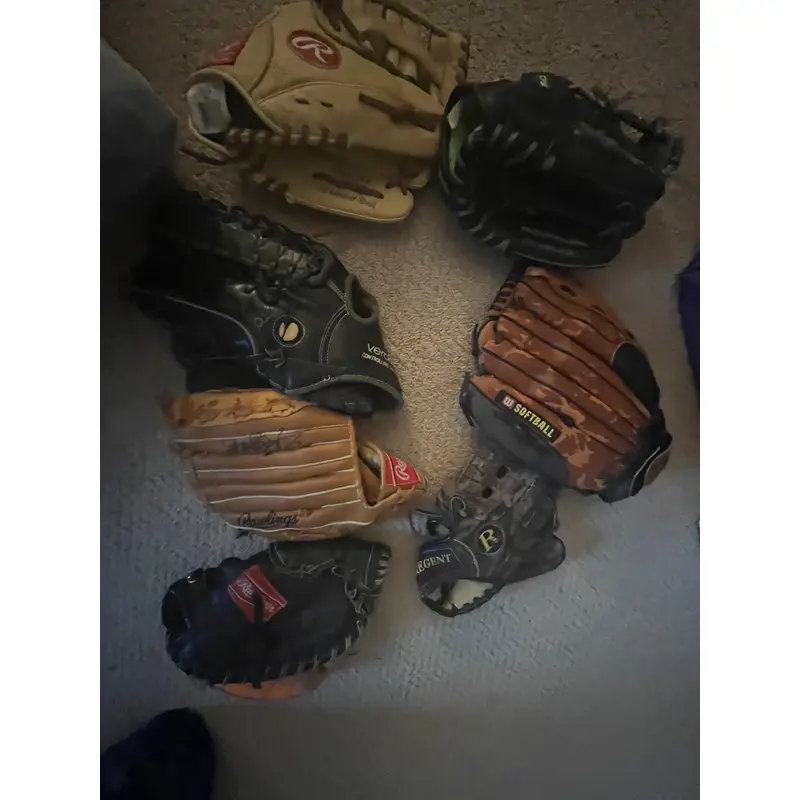 Baseball Gloves  (Used And News) Message for details.