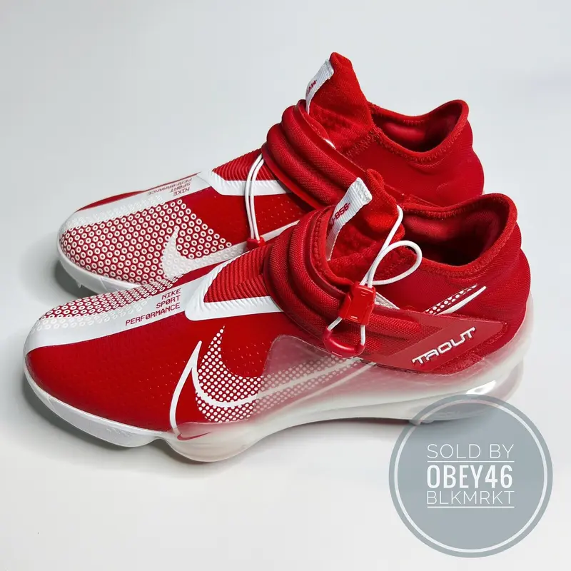 Nike Force Zoom Trout 7 Baseball Cleats Red 11.5