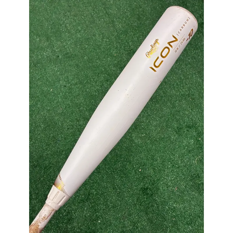 2024 Rawlings Icon Composite Bat USSSA Certified (-10) Composite 20 oz 30" (Used)