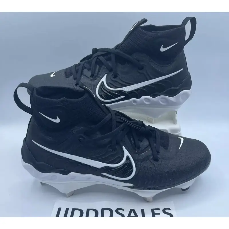 Nike Alpha Huarache NXT Black White Baseball Cleats DJ6517-001 Mens Sz 10 NEW