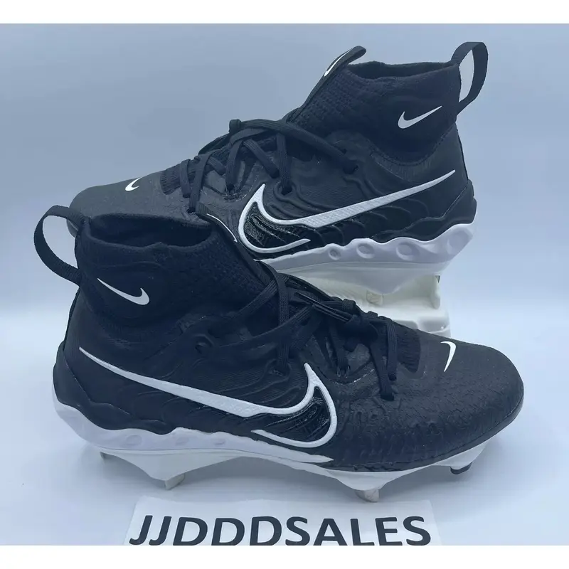 Nike Alpha Huarache NXT Black White Baseball Cleats DJ6517-001 Mens Sz 8 NEW
