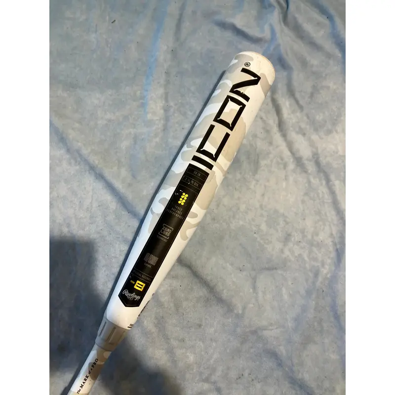 2025 Rawlings Icon Composite Bat USSSA Certified (-8) Composite 22 oz 30" (Used)