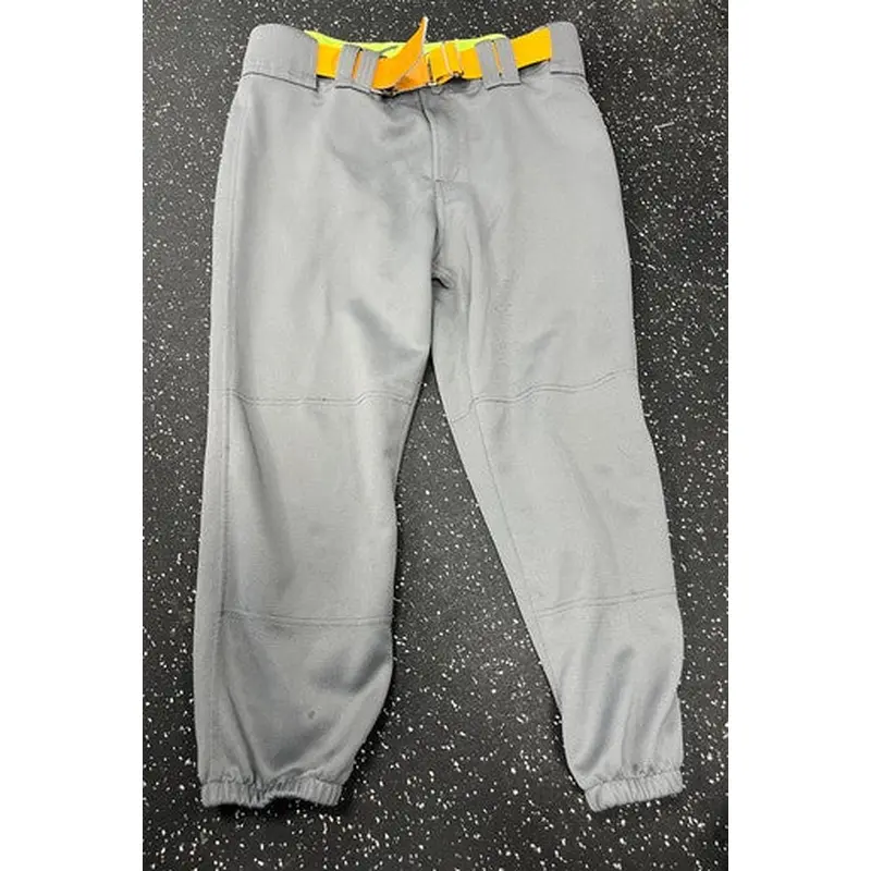 Used Mizuno GIRLS SOTBALL PANTS BB/SB Pant Girls Grey LG 11849-S000026333