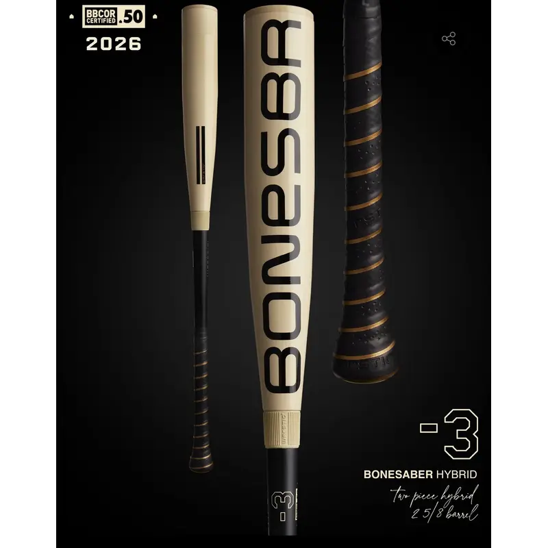 2026 Warstic Bonesaber Hybrid BBCOR 33/30, -3 free shipping