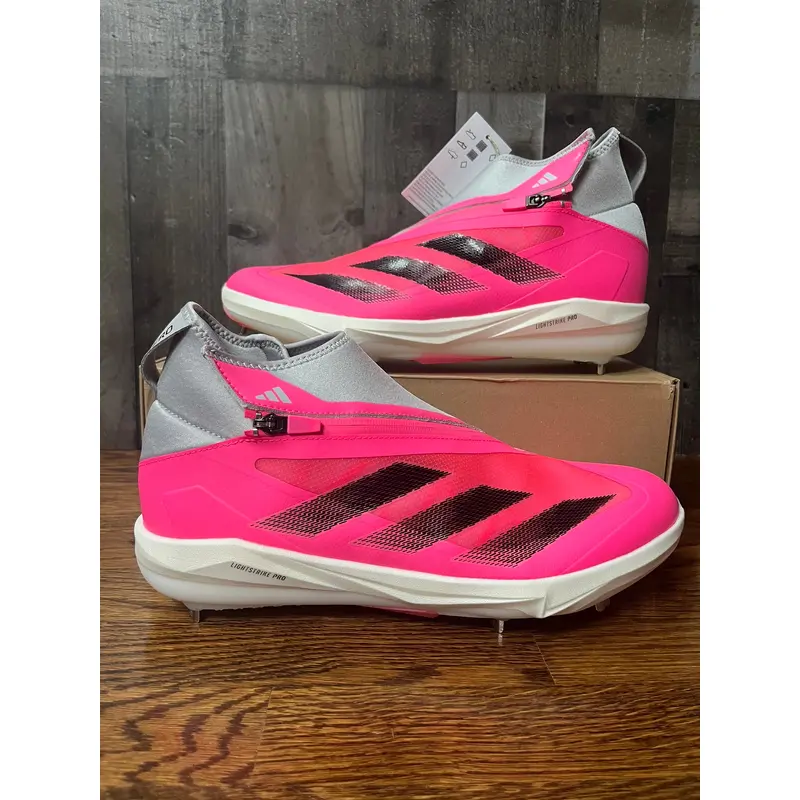Adidas Adizero Impact  BSB Metal Baseball Cleats Sz 12.5 IF8484 Men Lucid Pink