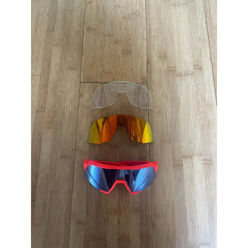 Unisex Medium/Large 100% S3 Sunglasses (includes All 3 Lenses) (Used)