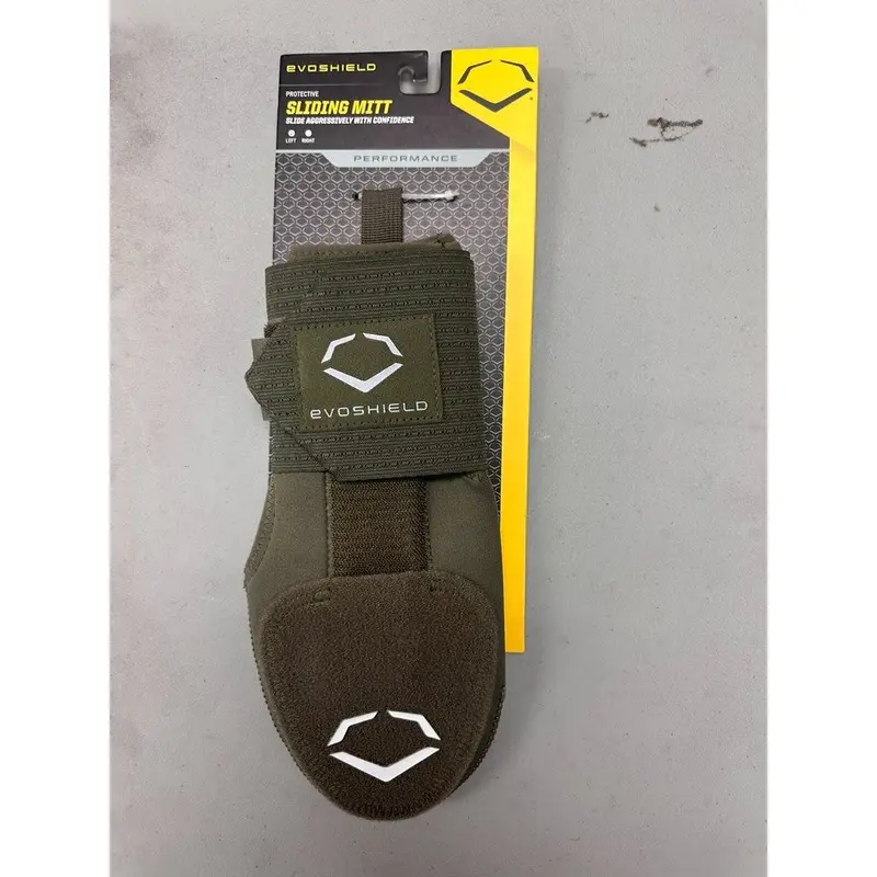 NEW ~ EvoShield Sliding Mitt ~ Adult Left Hand Baseball/Softball - Army Green