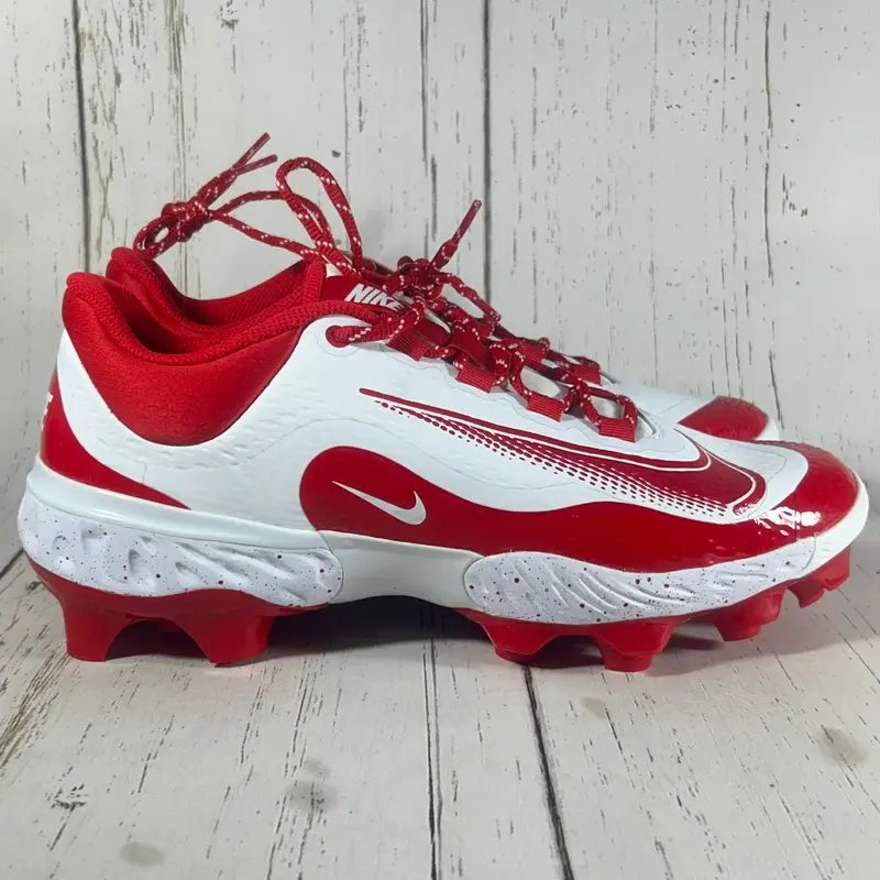 Nike Alpha Huarache Elite 4 Low MCS White Red Men's Size 10 FD6255-105