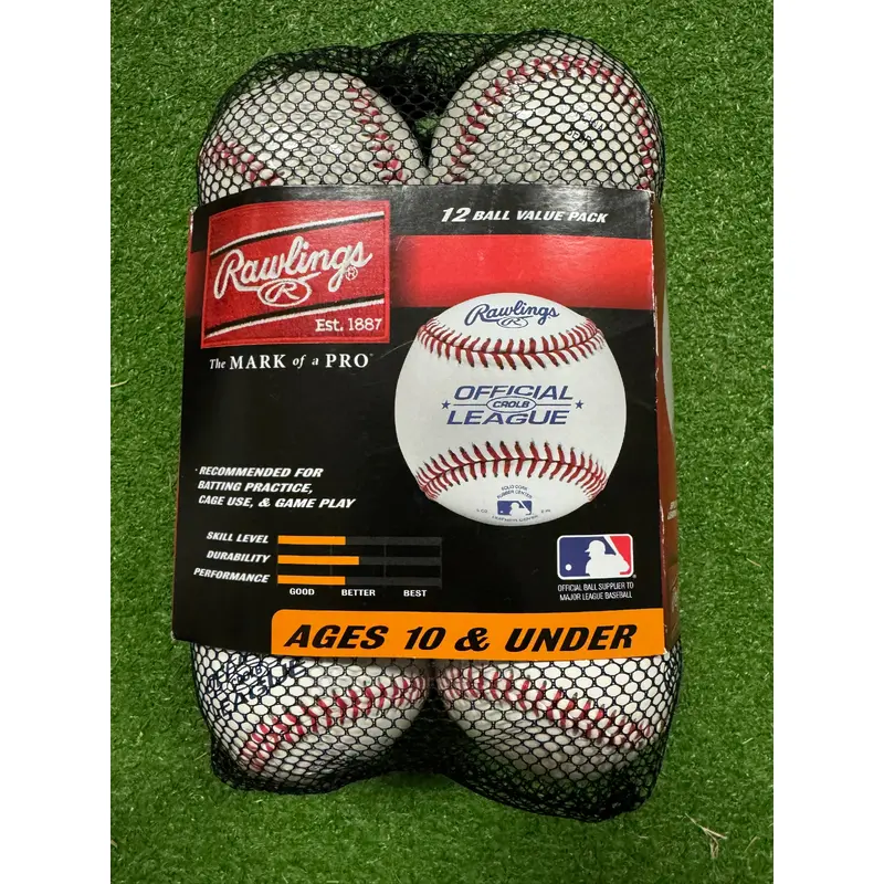 Rawlings Official League (CROLB) Baseballs 12 Pack (1 Dozen) (New)