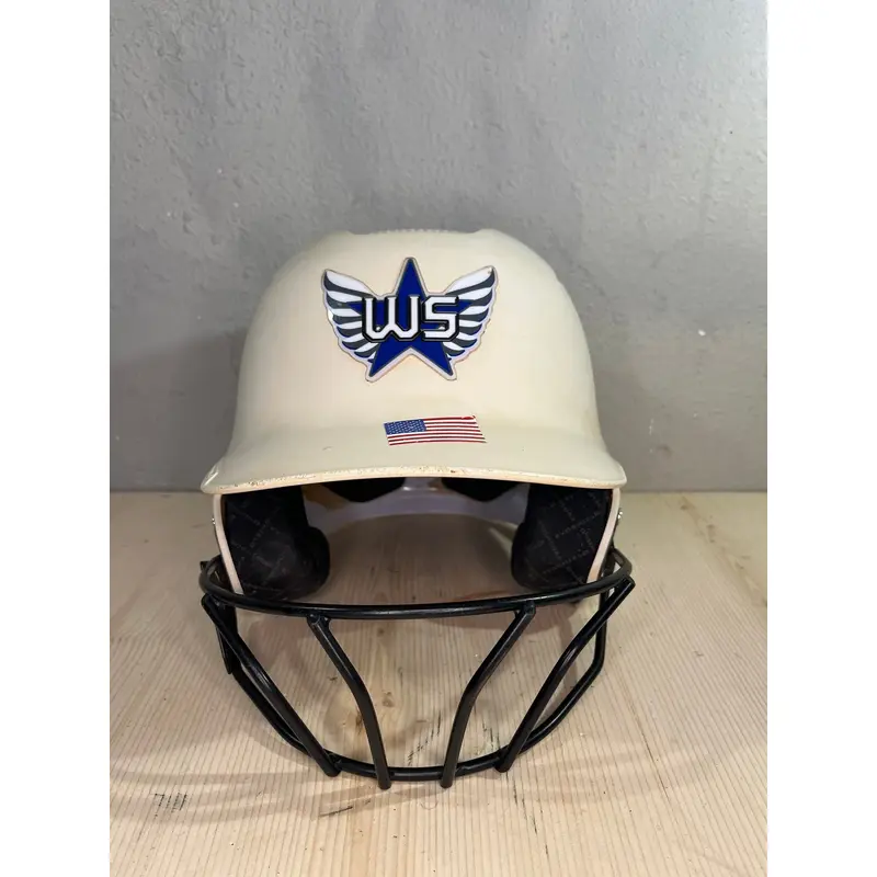 Used Medium EvoShield Batting Helmet White