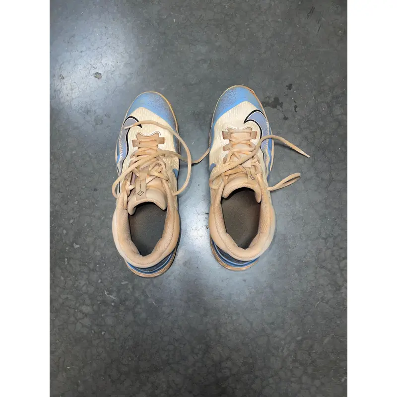 Blue Men's Size M 9.5 (W 10.5) Adult Nike Low Top Metal (Used)