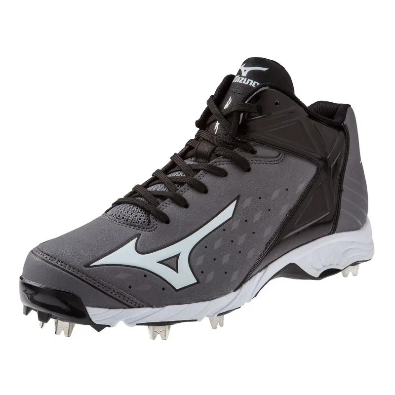 Mizuno Swagger 2 Gray Men's Size 13.0 Cleats High Top Metal (New)