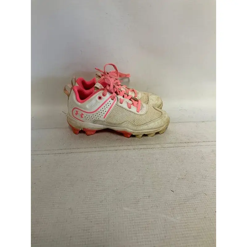 Used Under Armour GLYDE BB/SB Cleats Pink Youth 13.0 11823-S000033479