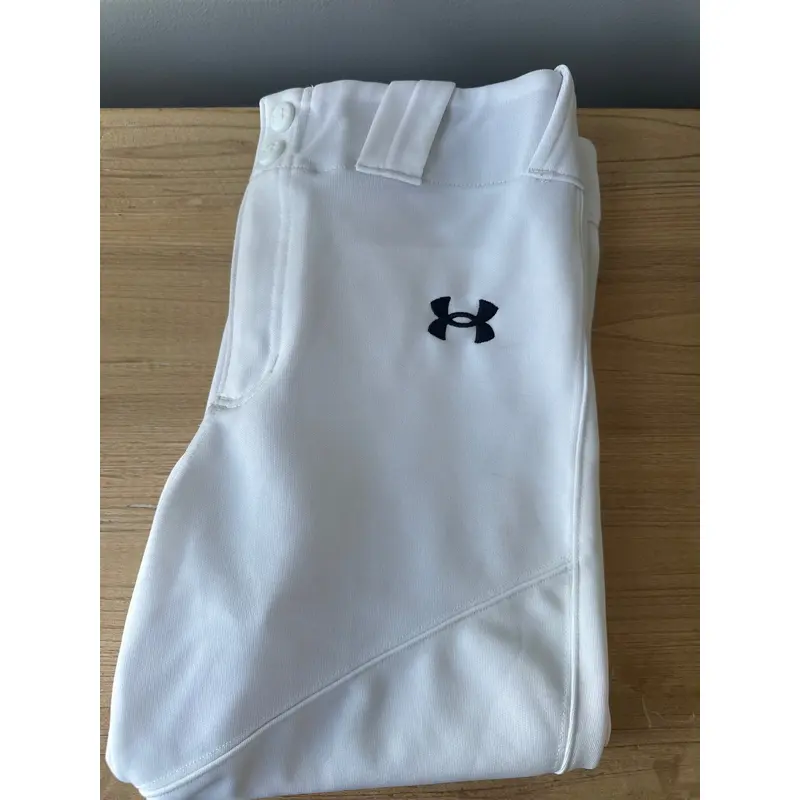Under Armour Youth Large White Knicker Style Baseball Pants