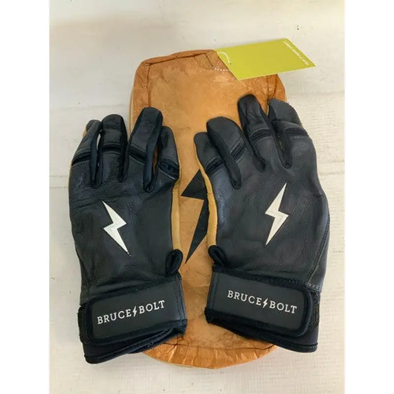 Used BRUCE BOLT BATTING GLOVE BB/SB Accessory Tan And Black XL 11823-S000033276