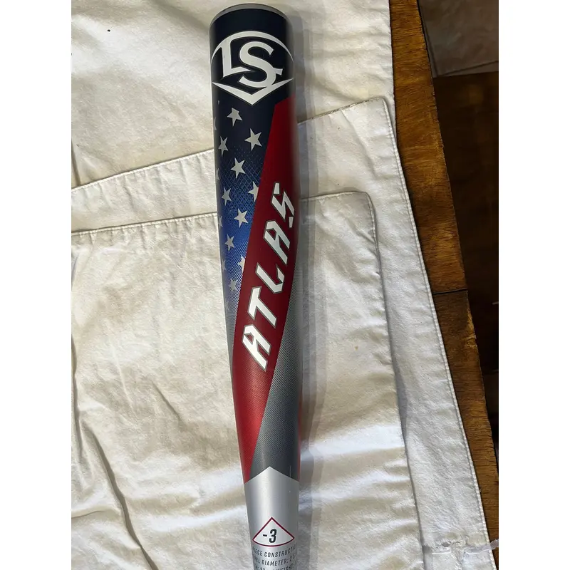 2025 Louisville Slugger Atlas Alloy BBCOR Certified Bat (-3)  30 oz 33" (Used)
