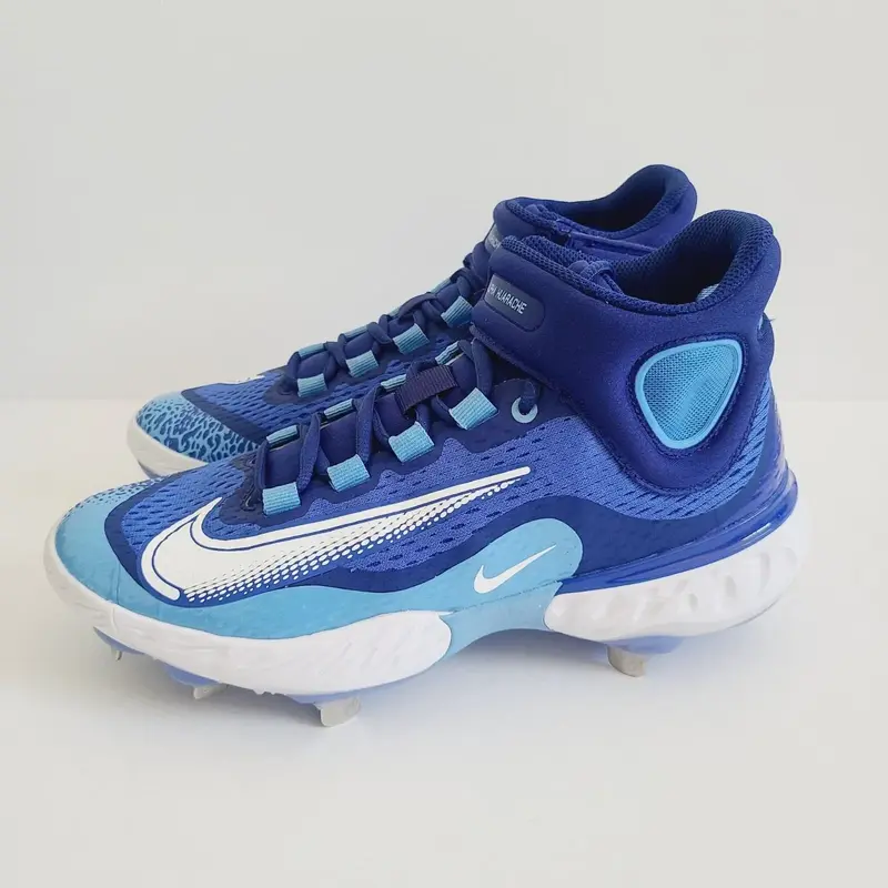Nike Alpha Huarache Elite 4 Mid Baseball Cleats DJ6520-414 Size 7 Hyper Royal Bl