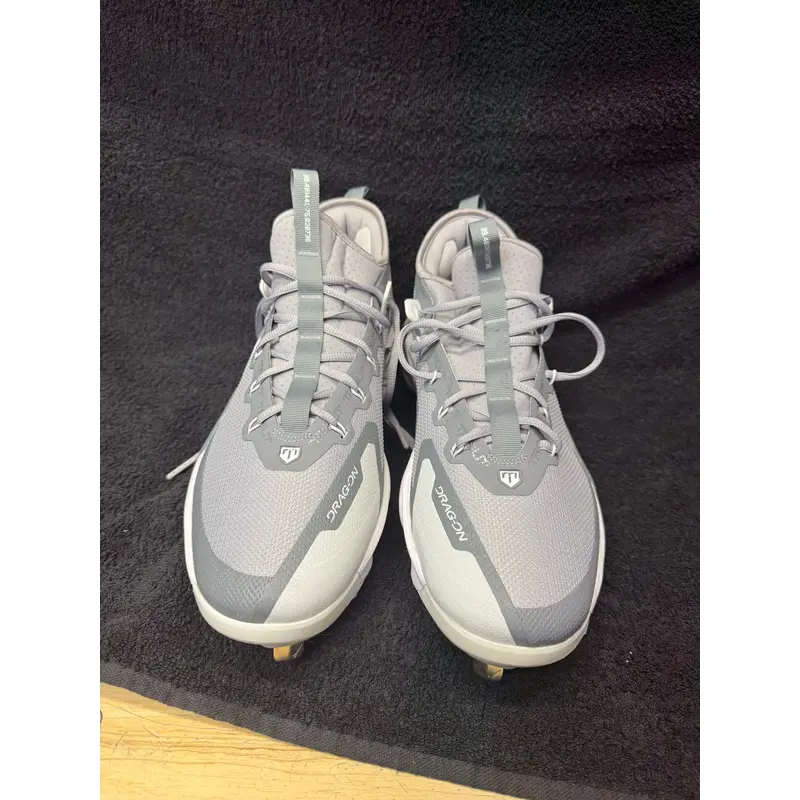 Gray Men's Size 13.0 (W 14.0) Nike Mike trout Metal (New)