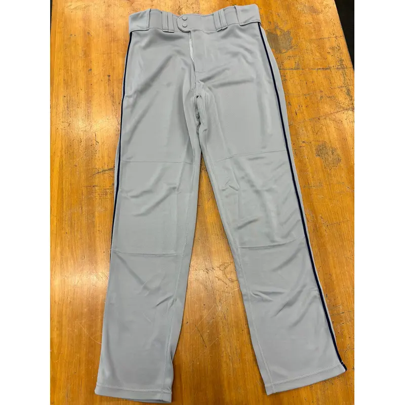 Rawlings Semi Relaxed Grey/Navy Baseball Pants: AL