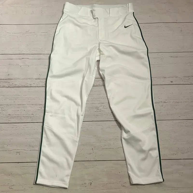 Nike Vapor Select Baseball Pants White Green Mens Size XL BQ5489-111