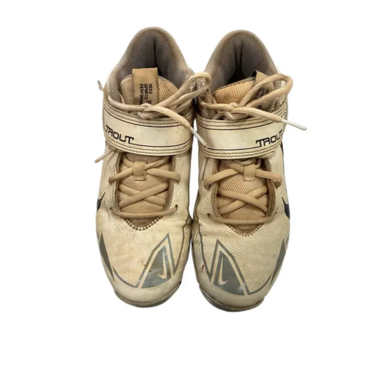 Used Nike TROUT BB/SB Cleats White Junior 05 11613-S000162332