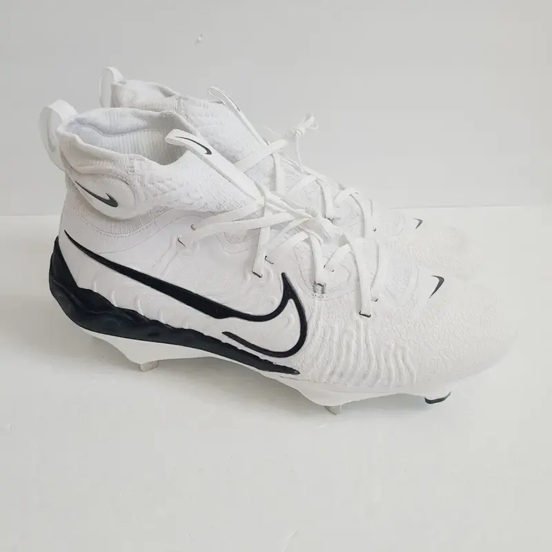Nike Alpha Huarache NXT Baseball Cleats DJ6517-101 Size 13 White Black