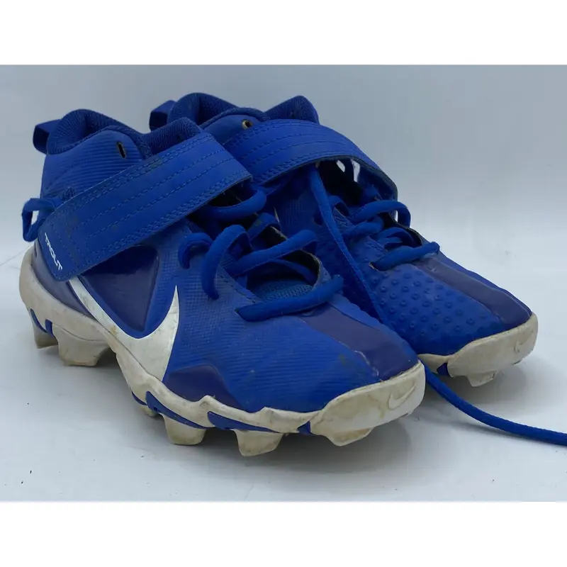 Blue Kid's Size 1Y Youth Nike Trout Cleats