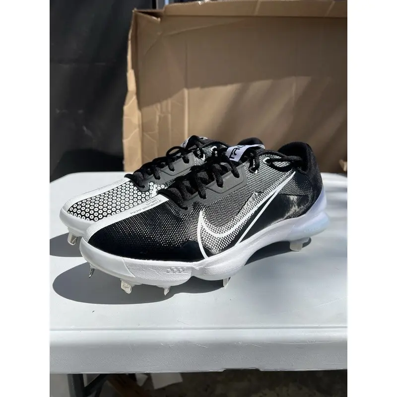 Nike Force Zoom Trout 7 Pro Baseball Cleats Mens 13 Black White CQ7224-005 NWT
