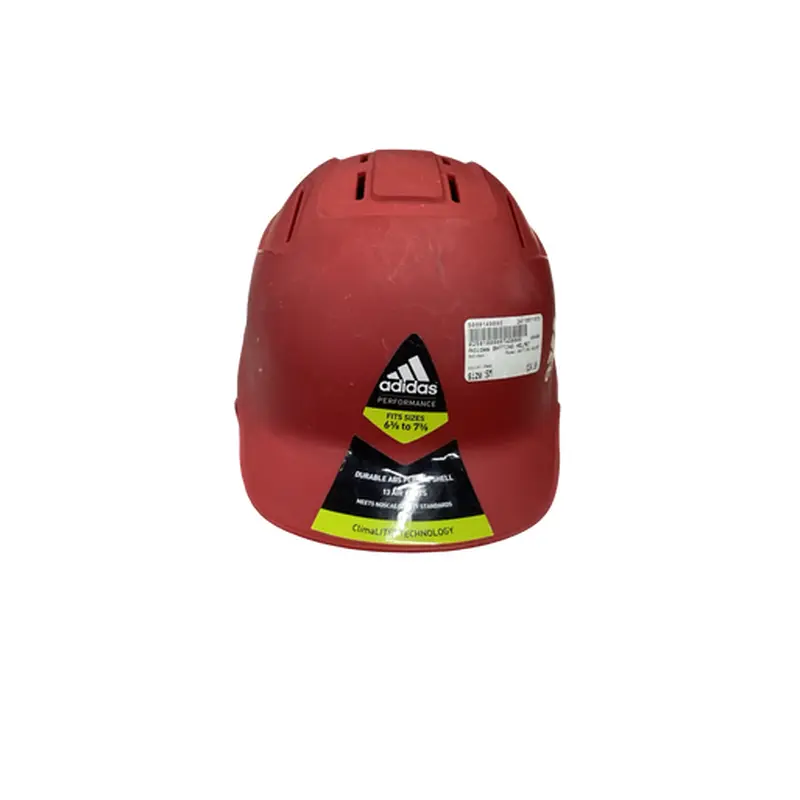 Used Adidas BATTING HELMET Batting Helmet No Mask Red SM 11613-S000149093