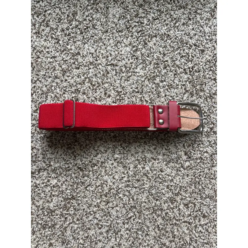 Red Softball Belt