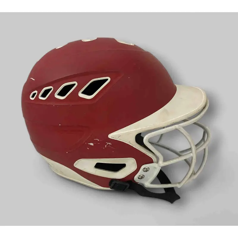 Boombah Baseball Softball Batting Helmet Red White Jr  size 6 1/4 - 7