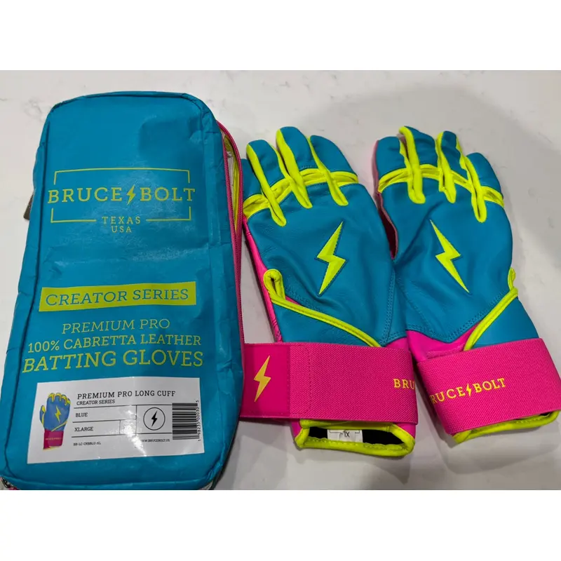 LC Bruce bolt batting gloves