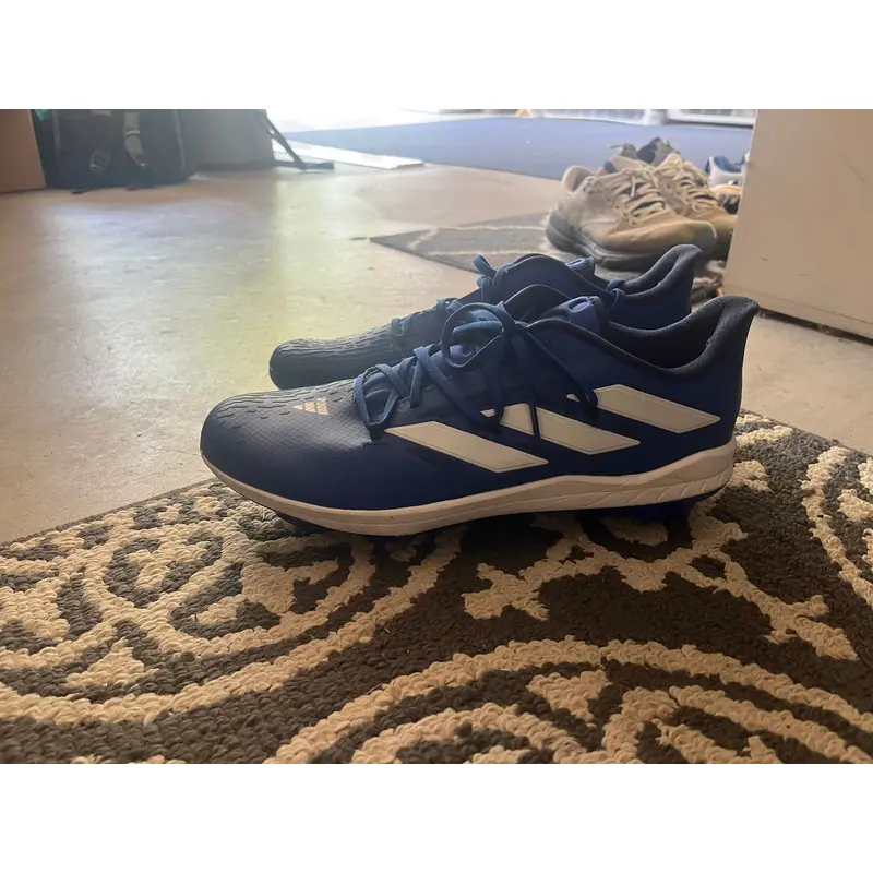 Blue Men's Size 13.0 (W 14.0) Adidas Low Top Adizero Metal (New)