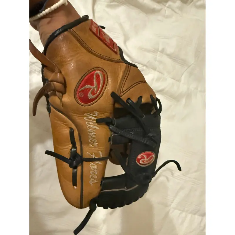 Wilmer Flores game used baseball glove 11.75"