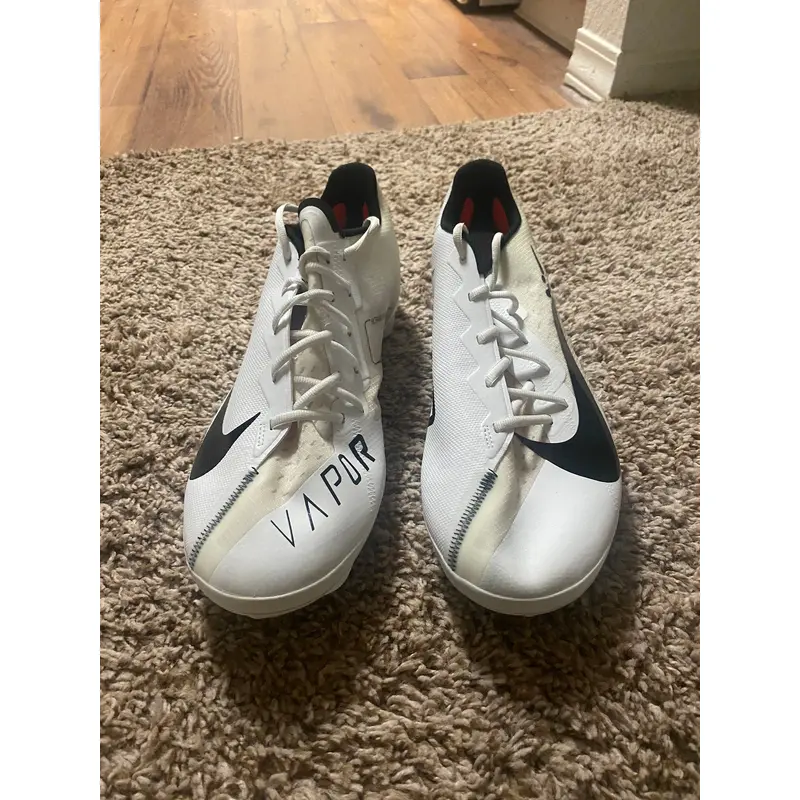 Nike Mens 15 React Vapor Ultrafly Elite 4 White Baseball Cleats