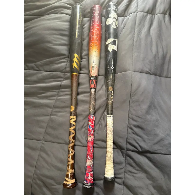 2022 DeMarini The Goods One Piece Alloy BBCOR Certified Bat (-3)  30 oz 33" (Used)