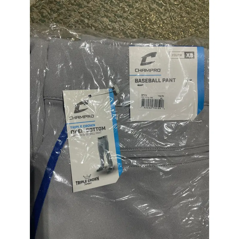 Gray New Youth XL Champro Game Pants