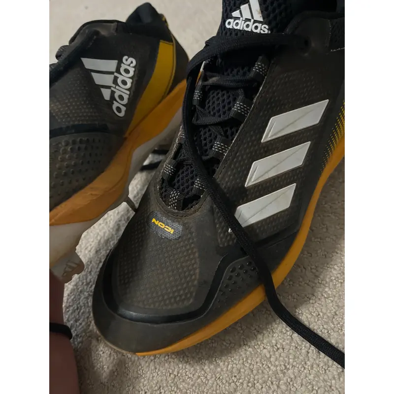 Black Men's Size M 11.0 (W 12.0) Adult Adidas Low Top (Used)