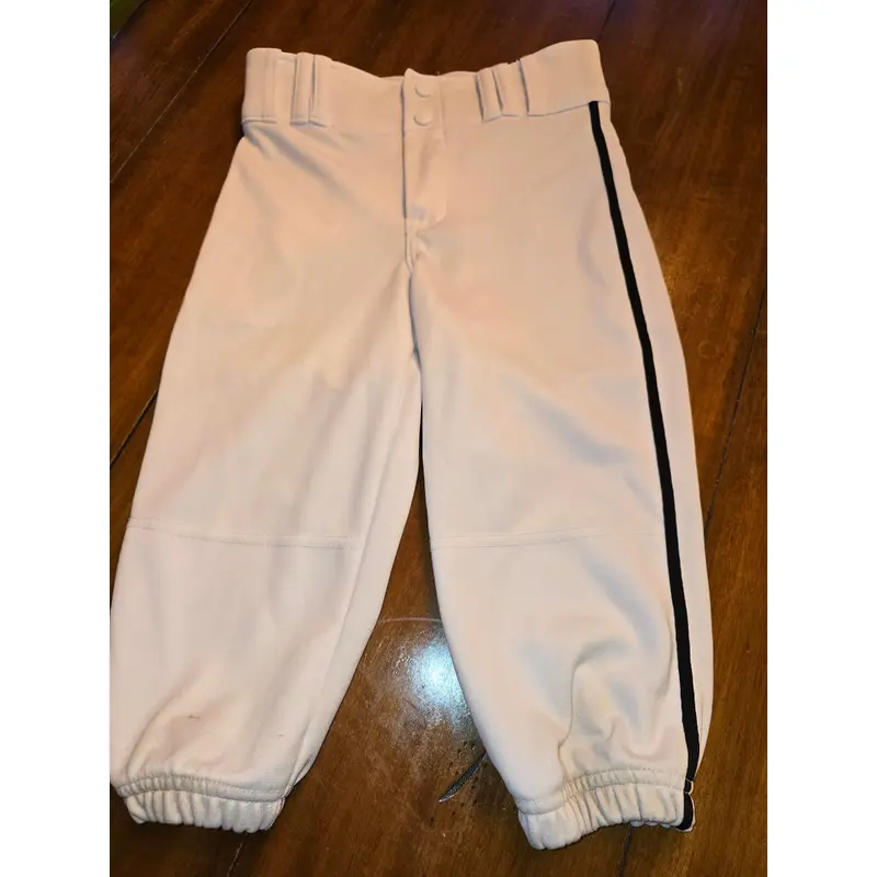 White Unisex Medium Youth Champro Game Pants Knicker (Used in Good Condition)