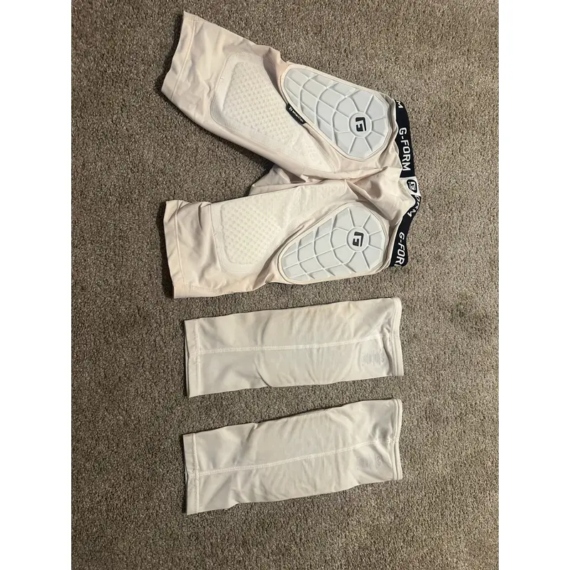 Baseball sliders and Mcdavid knee pads