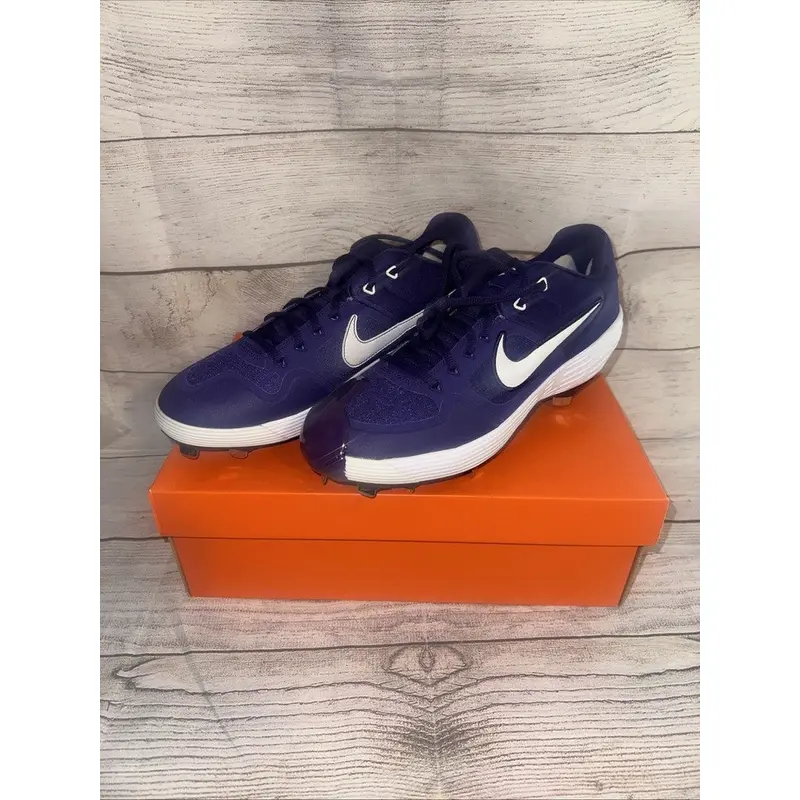 Mens Nike Alpha Huarache Elite 2 Purple Size 9.5 TCU Baseball Cleats AV2470-500