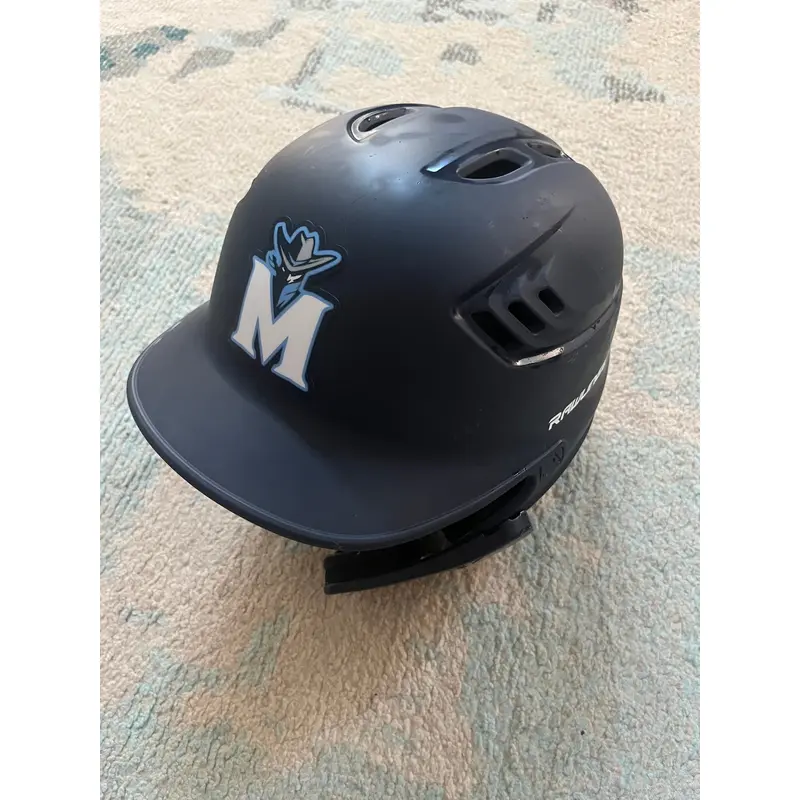 Navy Blue Rawlings Batting Helmet