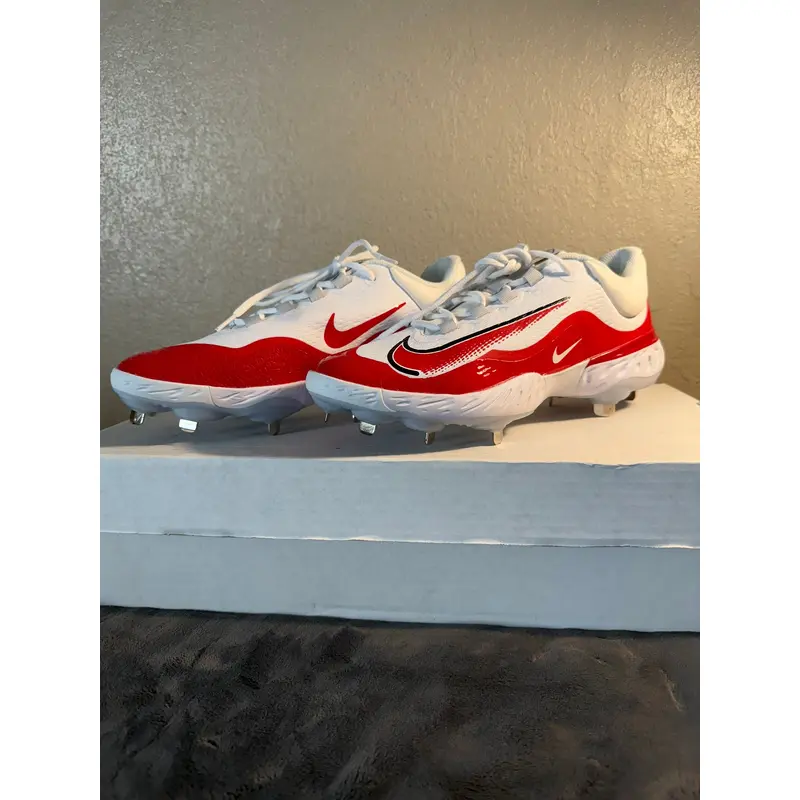 New Metal Nike Alpha Huarache Elite 4 Sz 10.5