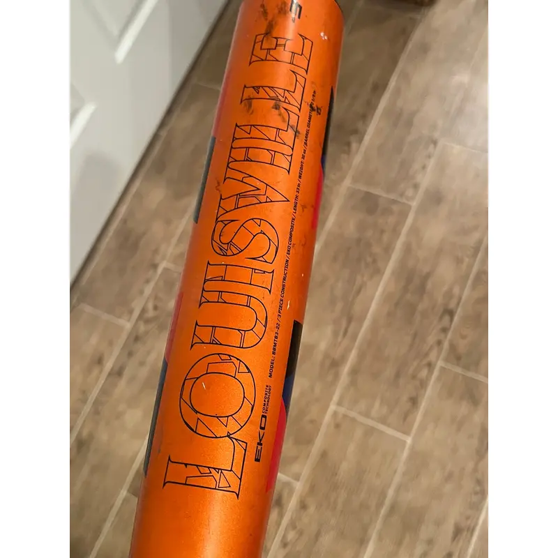 Used Louisville Slugger BBCOR Certified Composite 30 oz 33" Meta Bat