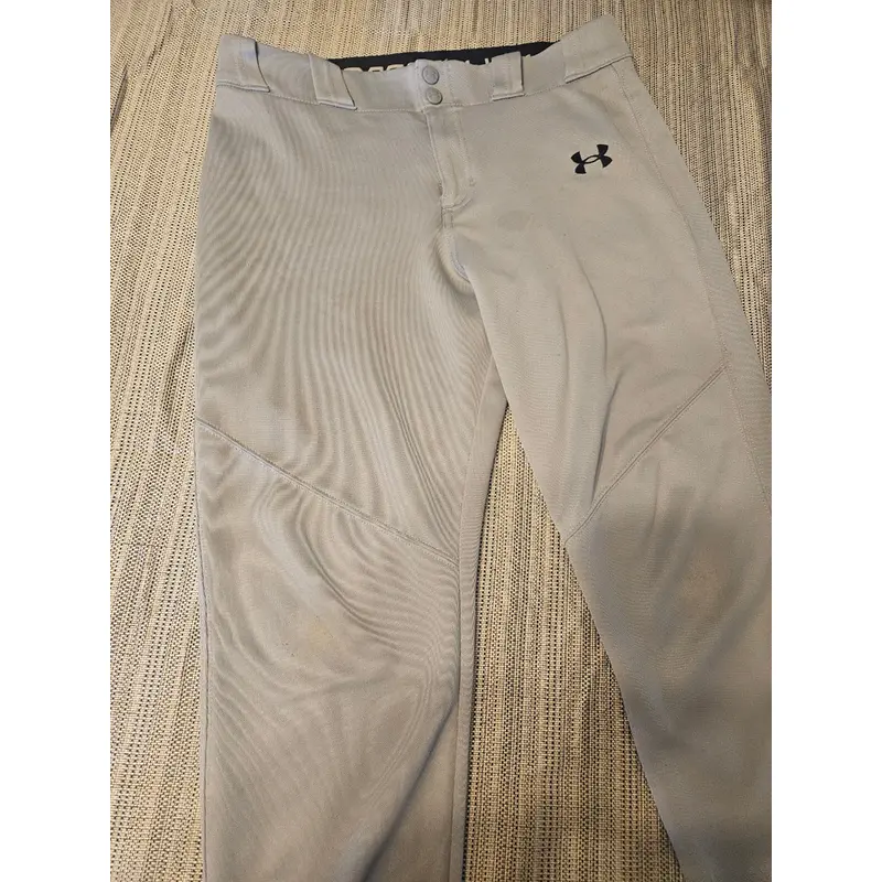 Gray YXL Under Armour Baseball Pants, long (Used)