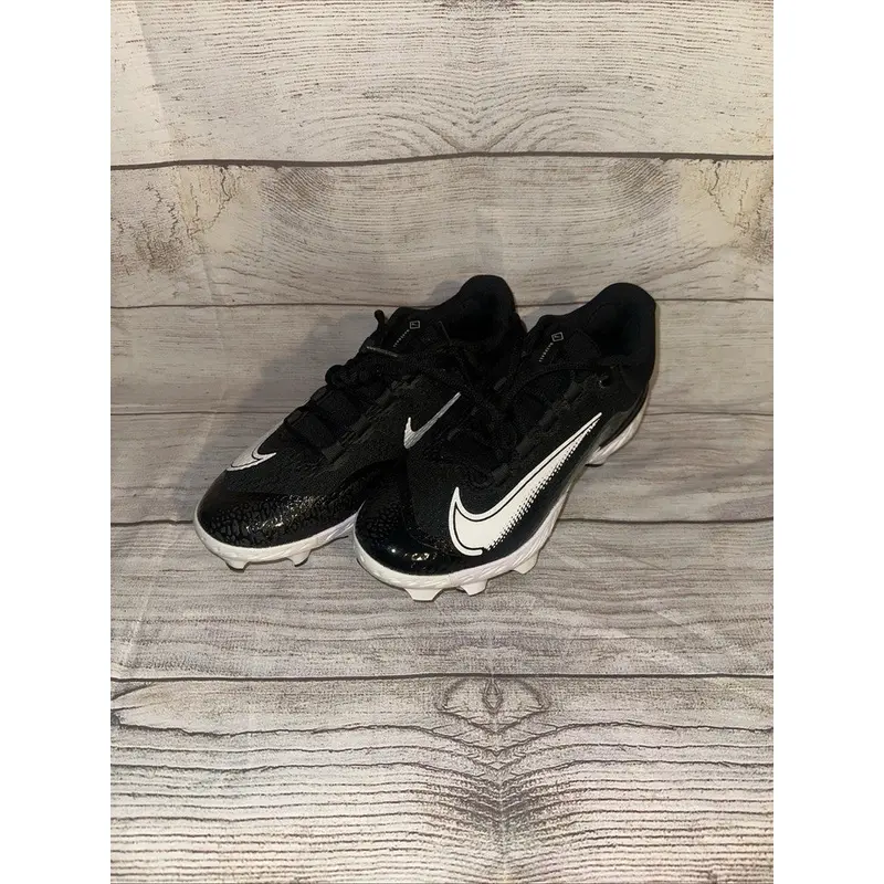 Nike Alpha Huarache Elite 4 Low MCS Baseball Cleats Black FD6221-001 Men Sz 9