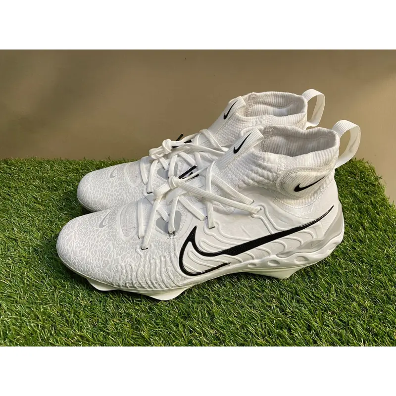 *SOLD* Men Nike Alpha Huarache NXT White Metal Baseball Cleats DJ6517-100 Size 9.5 NEW